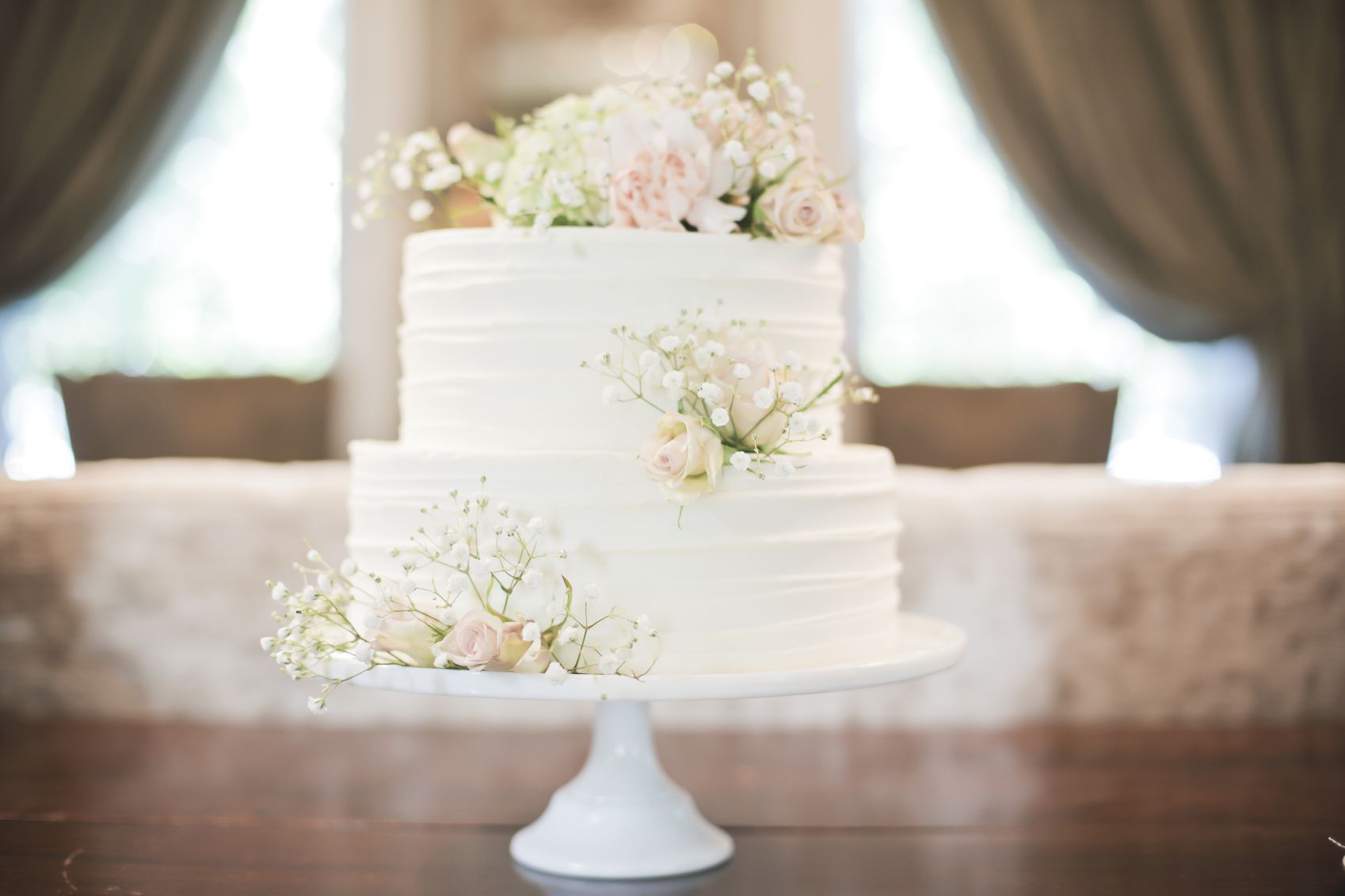 Geschmückte Hochzeitstorte Geschmückte Hochzeitstorte